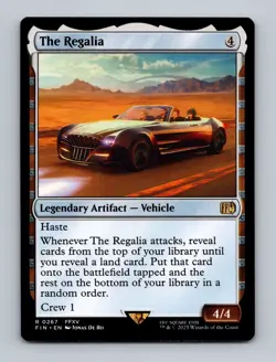 The Regalia FINAL FANTASY Non-Foil MTG NM - Image 1