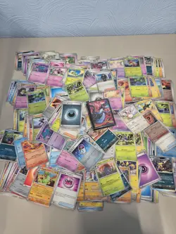Pokemon TCG Bulk Bundle 400 Random Cards Job Lot Mega Charizard Card Sleeves #8 - Image 1