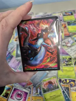 Pokemon TCG Bulk Bundle 400 Random Cards Job Lot Mega Charizard Card Sleeves #8 - Image 3