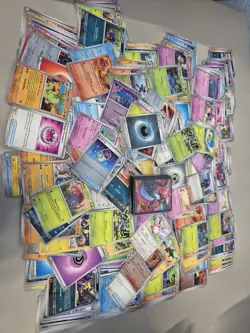 Pokemon TCG Bulk Bundle 400 Random Cards Job Lot Mega Charizard Card Sleeves #8 - Image 5