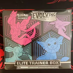 Pokemon TCG Sword & Shield Evolving Skies Elite Trainer Box Set of 2 ETBs Sealed - Image 2