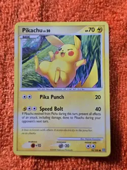 2008 Pokemon Diamond and Pearl Stormfront #70 Pikachu, C, NF/H, cd21 - Image 1