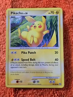 2008 Pokemon Diamond and Pearl Stormfront #70 Pikachu, C, NF/H, cd23 - Image 1