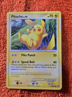 2008 Pokemon Diamond and Pearl Stormfront #70 Pikachu, C, NF/H, cd12 - Image 1
