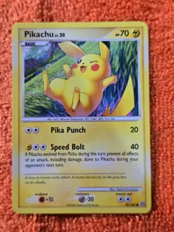 2008 Pokemon Diamond and Pearl Stormfront #70 Pikachu, C, NF/H, cd22 - Image 1
