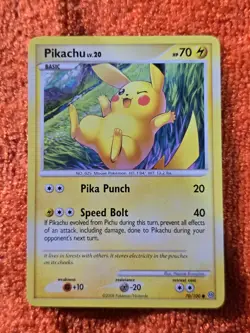 2008 Pokemon Diamond and Pearl Stormfront #70 Pikachu, C, NF/H, cd24 - Image 1