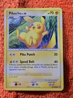 2008 Pokemon Diamond and Pearl Stormfront #70 Pikachu, C, NF/H, cd25 - Image 1