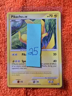 2008 Pokemon Diamond and Pearl Stormfront #70 Pikachu, C, NF/H, cd25 - Image 3