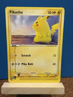 Pokemon TCG Pikachu Card 72/100 EX Sandstorm Non-Holo LP - Image 1