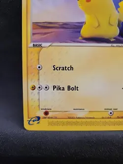 Pikachu 72/100 Ex Sandstorm Common Regular Non Holo Pokemon - Image 5