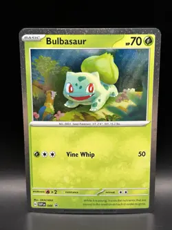Bulbasaur 046 (swirl) - Pokemon Scarlet & Violet Black Star Promo Card - NM - Image 1