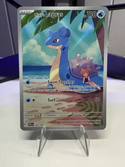 Pokemon Misty's Lapras 194/182 Sv10: Destined Rivals Illustration Rare - Image 1