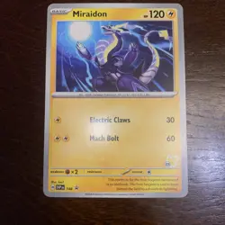 Miraidon - Pikachu 23 Promo Battle Academy 2024 148 NM Pokemon TCG - Image 1