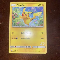 Pokemon TCG Pikachu 19/68 Battle Academy 2020 Stamp #15 Z17 - Image 2