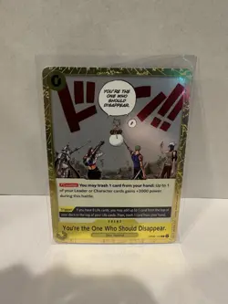 You re the One Who Should Disappear R OP06-115 PRB-02 Foil One Piece English NM - Image 1