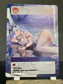 Goddess Story CCG Anime Waifu Doujin Holo Foil Card INS Rare - SMS Emden - Image 1