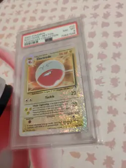 PSA 8 Electrode 22/110 Reverse Holo Legendary Collection Pokemon Card - Image 2