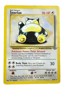 Pokemon Jungle Rare Card Lot Snorlax 27/64 Pidgeot 24/64 Nidoqueen 23/64 WOTC 99 - Image 2