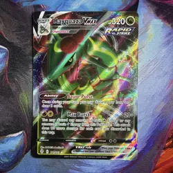 Pokemon TCG Rayquaza VMAX Evolving Skies Holo Ultra Rare Card 111/203 - Image 3