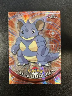 Pokemon Card - 2000 Topps Chrome Series 1 Nidoqueen #31 Spectra - Chrome NM JL - Image 1