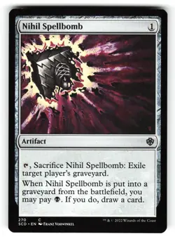 Nihil Spellbomb #270 (NM) (Non-Foil) (SCD) Magic MTG - Image 1