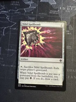 Nihil Spellbomb [Starter Commander Decks] Magic MTG - Image 1