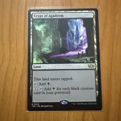 Crypt Of Agadeem - N/M - Tarkir Dragonstorm - MTG Magic The Gathering Card - Image 1
