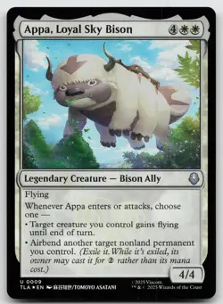 Appa, Loyal Sky Bison U Foil Avatar: The Last Airbender 9 NM - Image 1