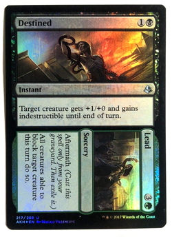 Destined Lead FOIL 217/269 Amonkhet MTG Magic the Gathering LIGHTLY PLAYED LP - Image 1