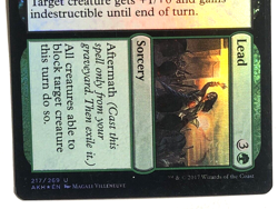 Destined Lead FOIL 217/269 Amonkhet MTG Magic the Gathering LIGHTLY PLAYED LP - Image 3