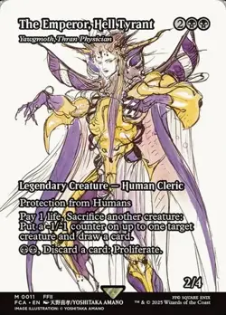 Yawgmoth, Thran Physician "The Emperor, Hell Tyrant" - Foil Showcase FCA NM MTG - Image 1