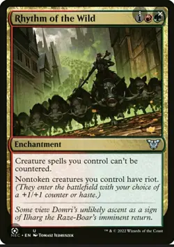 RHYTHM OF THE WILD - COMMANDER KAMIGAWA: NEON DYNASTY - MAGIC THE GATHERING MTG - Image 1
