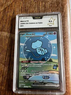Carte Pokemon Mew ex 232/091 EV04.5 Destinees de Paldea FR PSA 9,5 - Mew Bubble - Image 1