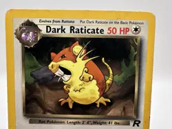 DARK RATICATE - 51/82 - Team Rocket - Pokemon Card - MP - Image 2