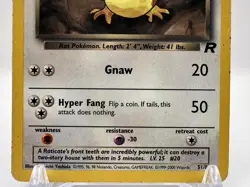 DARK RATICATE - 51/82 - Team Rocket - Pokemon Card - MP - Image 3