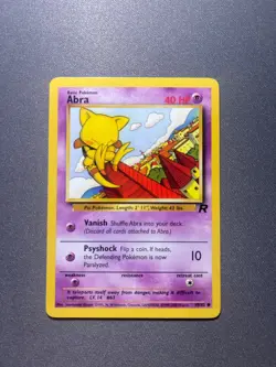 Pokemon TCG Abra Team Rocket 49/82 Unlimited 1999-2000 Wizards Base Set - Image 1