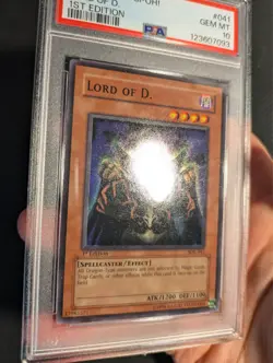 Yugioh Lord of D. SDK-041 1st Edition Super Rare PSA 10 Gem Mint! - Image 3