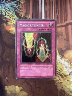 Yugioh Magic Cylinder LON-104 Secret Rare - LP - Image 1