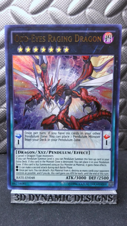 | Yugioh Odd-Eyes Raging Dragon RATE-EN048 Ultra Rare Raging Tempest NM 🔥 | - Image 1