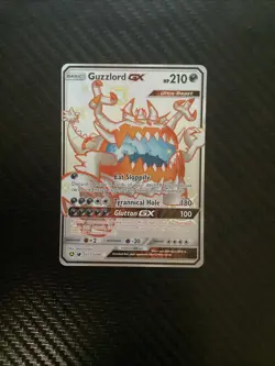 Guzzlord GX SV71/SV94 Hidden Fates Full Art Shiny Holo Rare Pokemon Card NM - Image 1