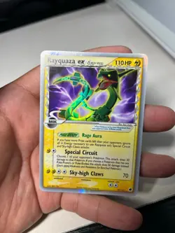 Pokemon Rayquaza ex Delta Species 97/101 Holo Card 2006 Lightning - Image 1