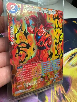 2022 Dragon Ball Super Card TCG BT17-138 SPR SSG Son Goku Magnificent Might NEW - Image 3