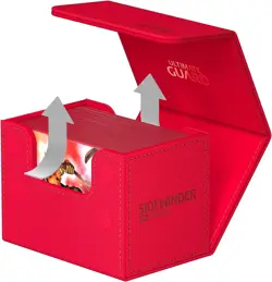 Ultimate Guard Sidewinder 80+ XenoSkin Monocolor Red 80+ Red - Image 2