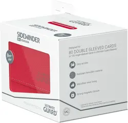 Ultimate Guard Sidewinder 80+ XenoSkin Monocolor Red 80+ Red - Image 3