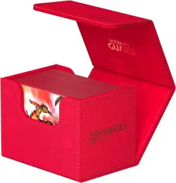 Ultimate Guard Sidewinder 80+ XenoSkin Monocolor Red 80+ Red - Image 4