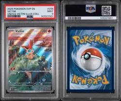 2025 POKEMON SVP VICTINI ILLUSTRATION PROMO 208 VICTINI - PSA 9 - MINT - Image 3