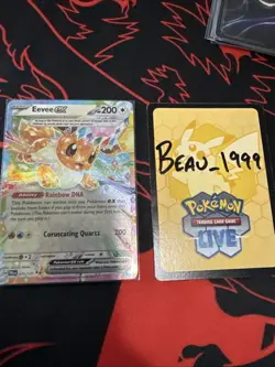Pokemon TCG Eevee EX Prismatic Evolutions Double Rare Holo Card 075/131 SV - Image 1