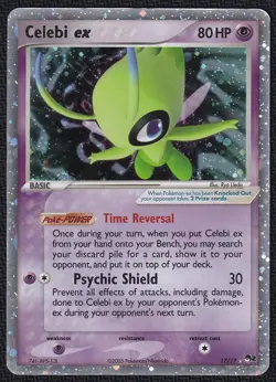 Pokemon Celebi ex 17/17 Holo Pop Series 2 - Image 1