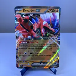 Koraidon EX 29 Black Star Promo Scarlet & Violet Pokemon TCG Near Mint Condition - Image 1