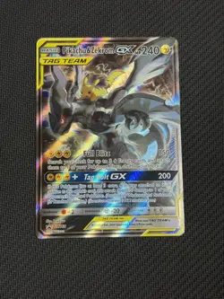 Pikachu & Zekrom GX Sun Moon Team Up SM168 Holo Promo Pokemon TCG - Image 1